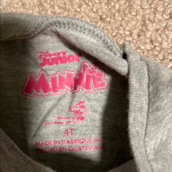 Disney Minnie Mouse Gray T-Shirt for Kids - Picture 2 of 3